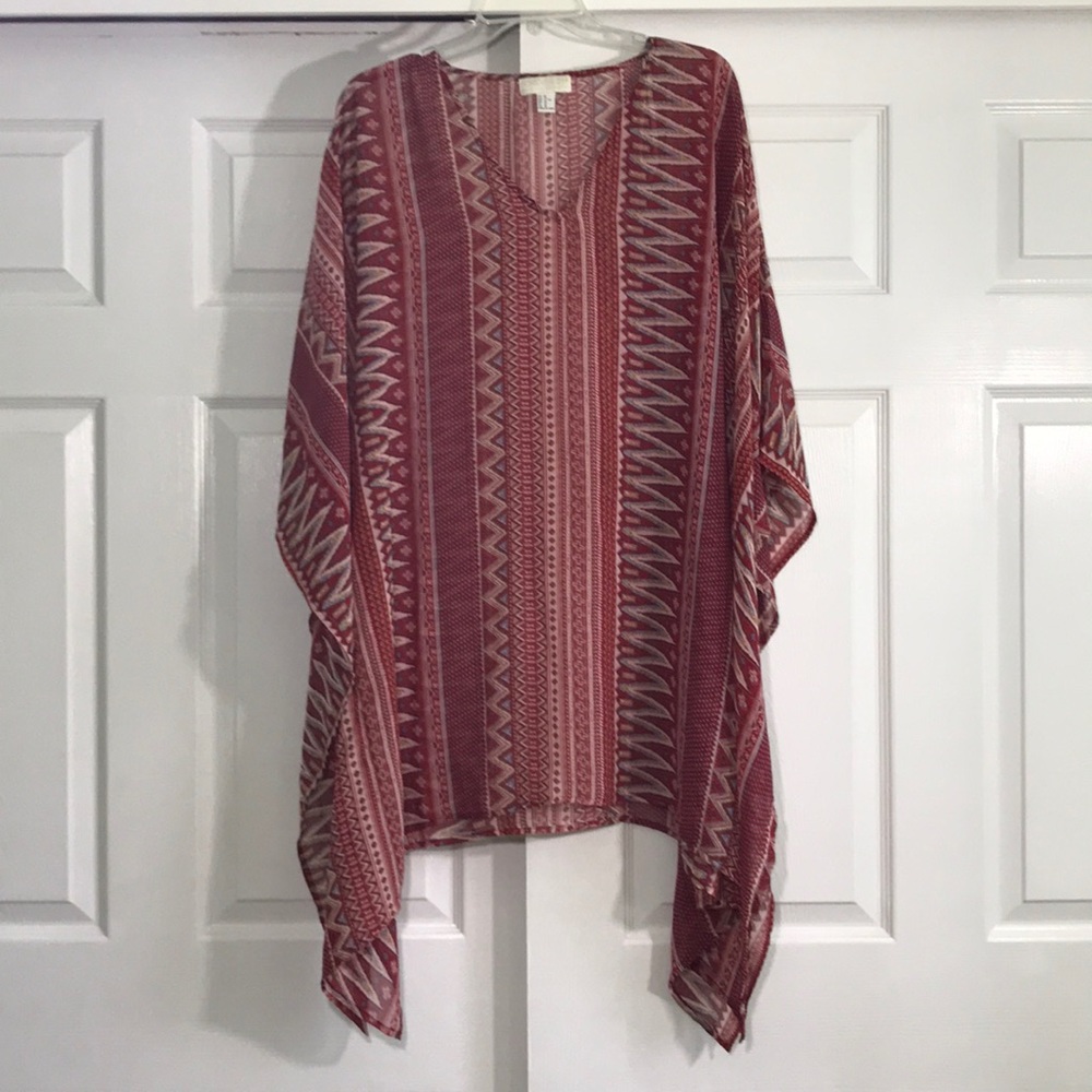 Forever 21+ Tribal Print Cover Up XL